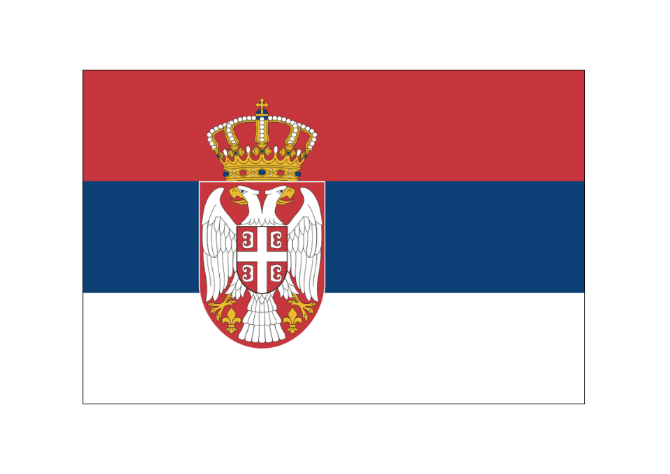 Flag Serbia